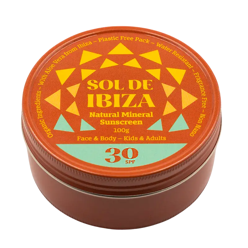 Sol De Ibiza Face & Body Plastic Free Tin SPF30 (100 g)