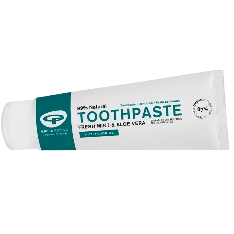Green People Fresh Mint & Aloe Vera Toothpaste With Fluoride (75 ml)