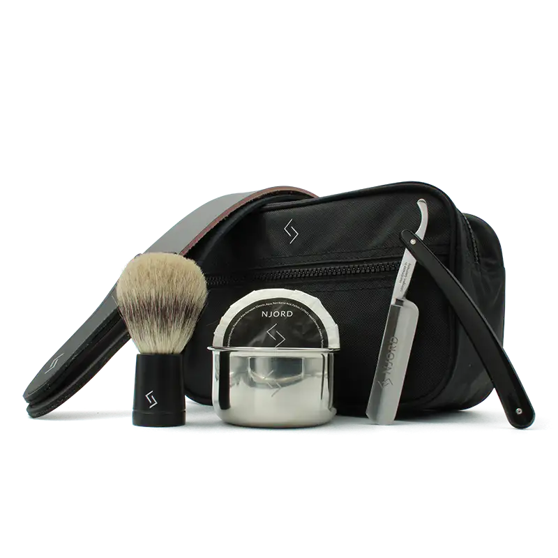 Njord Straight Razor Starter Set (1 sæt)