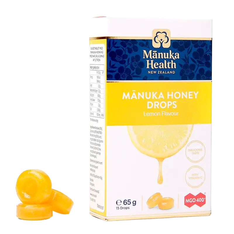 Manuka Health MGO 400+ Manuka Honey Drops Citron (15 stk)
