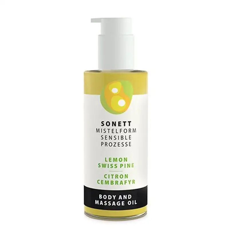 Sonett Krops & Massageolie Citron/ Cembrafyr (145 ml)