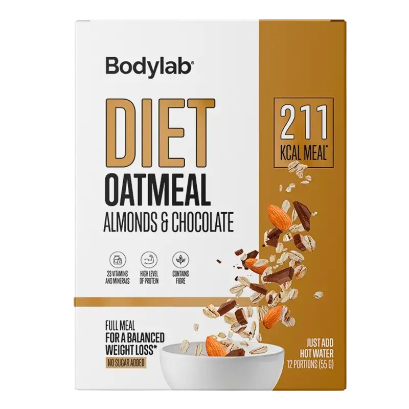Bodylab Diet Oatmeal Box Almond & Chocolate (12x55 g)