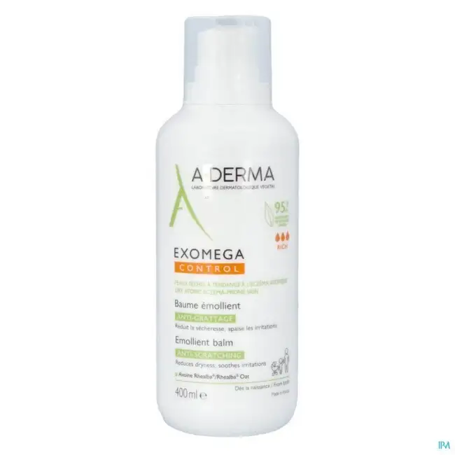 A Derma - Exomega Control Emollient Balm - 400 ml