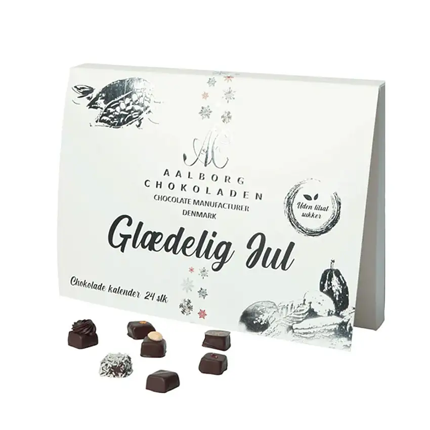 Aalborg Chokoladen Julekalender uden tilsat sukker - 1 stk