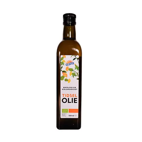 Tidselolie Koldpresset Økologisk | 500 ml