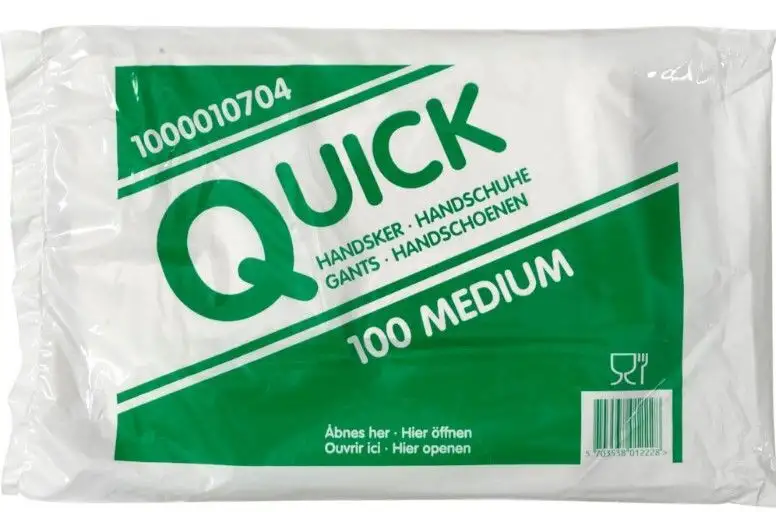 Abena Quick Engangshandsker (Medium) - 100 stk.