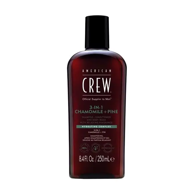 American Crew - Hair & Body Shampoo 3 in 1 Chamomile + Pine - 250 ml