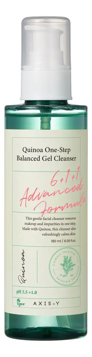 Axis-Y Quinoa One-Step Balanced Gel Cleanser - 180 ml.