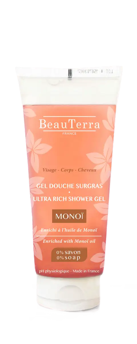 BeauTerra Ultra Rich Shower Gel Monoi - 200 ml.