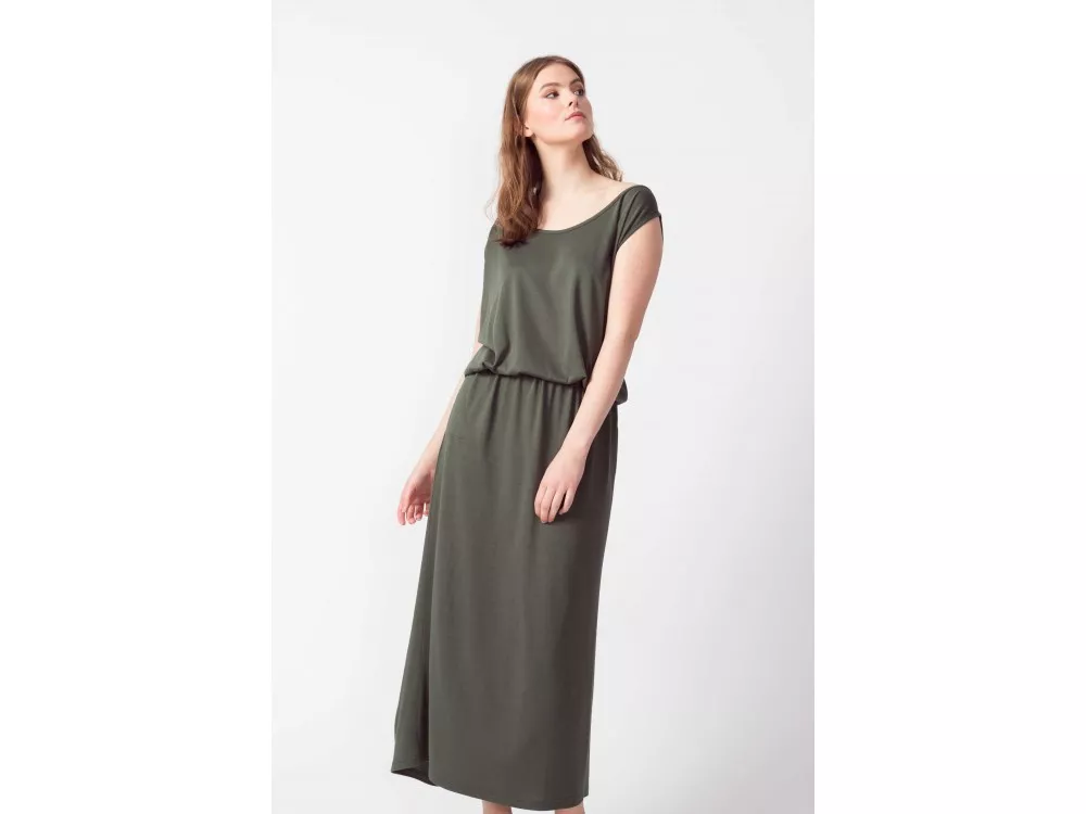 SKFK Betula Women Dress Military Green