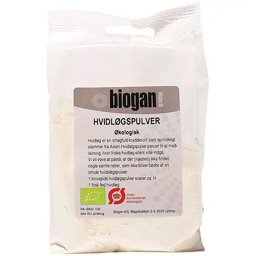 Økologisk Hvidløgspulver | 100 gr