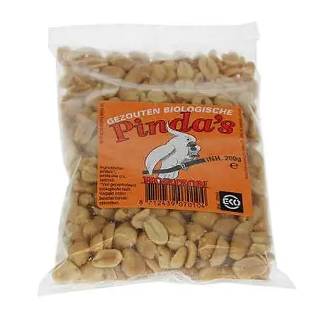 Pinda's Økologiske Saltede Peanuts | 200 gr