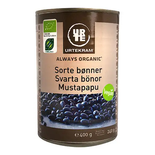 Sorte Bønner Dåse Økologisk | 400 gr