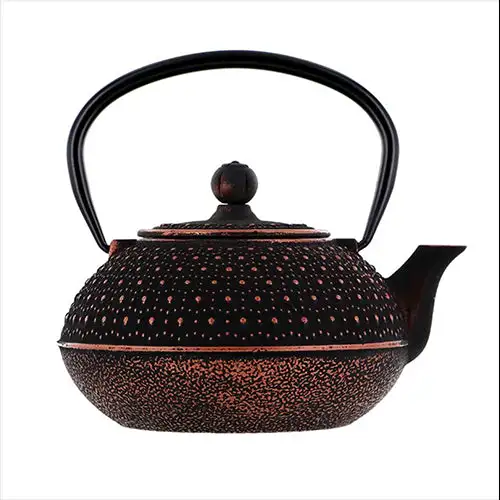 Tekande Sort/guld Støbejern 0,8 L