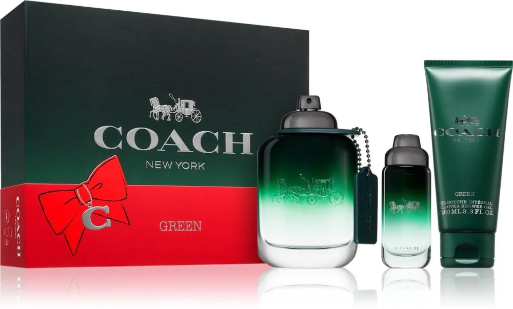 Coach Green EDT 100 ml + EDT MINI 15 ml + SG til krop og hår 100 ml M
