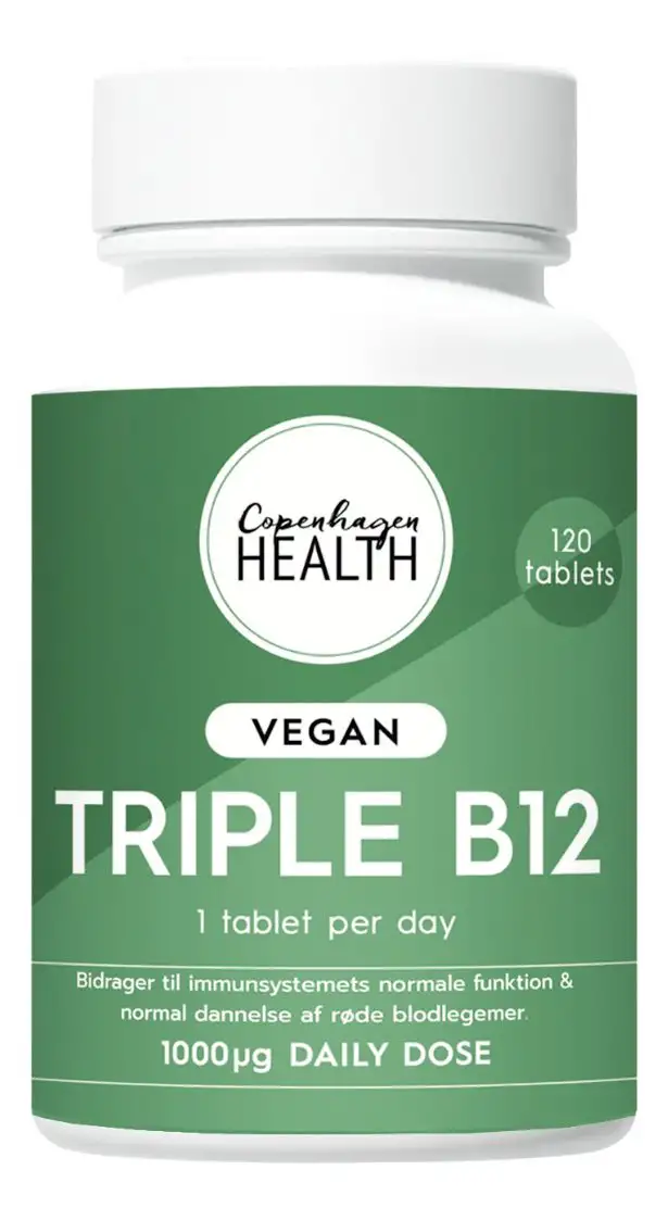 Copenhagen Health Triple B12 Vegan - 120 tabl.