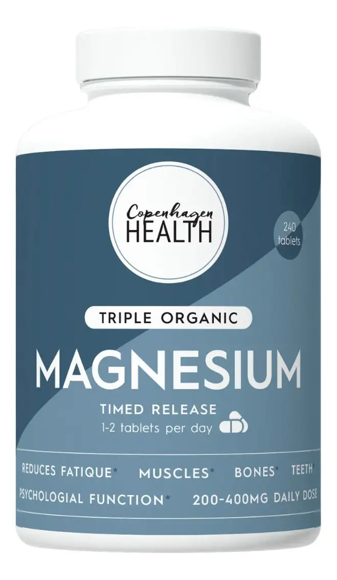 Copenhagen Health Triple Organic Magnesium - 240 tabl.