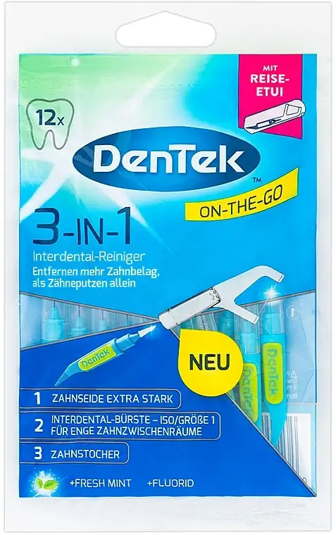 3-i-1 tandtråd, pakke med 12 55664542