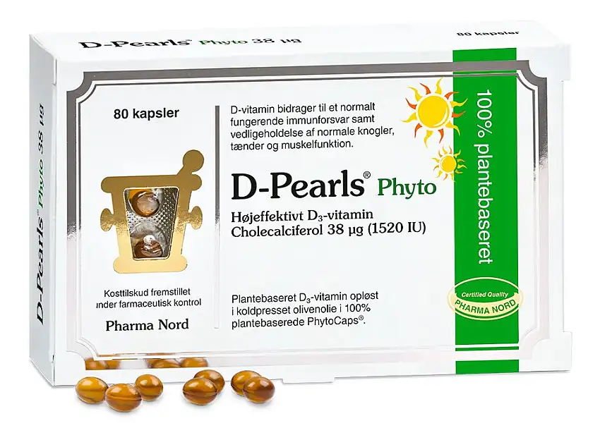 D-Pearls Phyto 38 µg - 80 kaps.