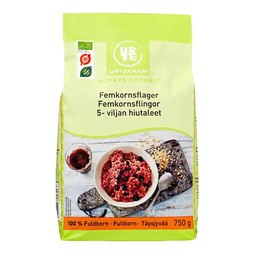 Femkornsflager Økologisk | 750 gr
