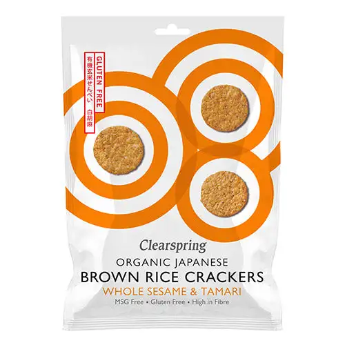 Rice Cracker sesame Ø