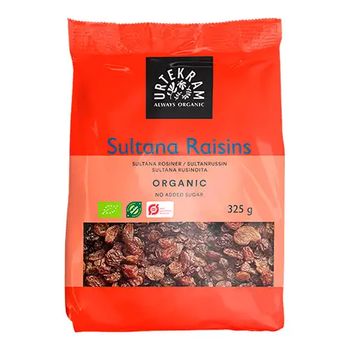 Rosiner Sultanas Økologisk | 325 gr