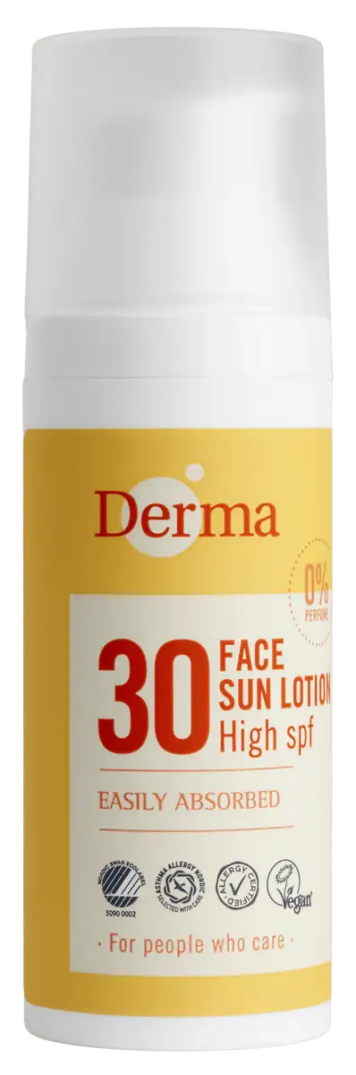 Derma Ansigtssolcreme SPF30 - 50 ml.