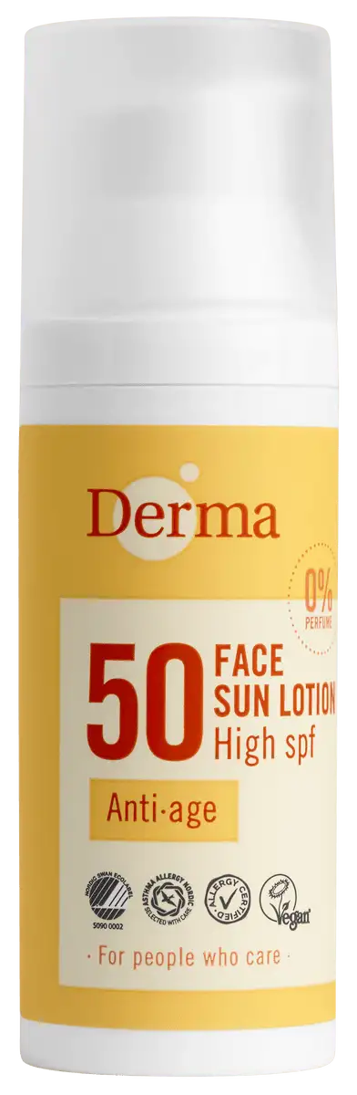 Derma Sun Ansigtssolcreme SPF50 - 50 ml.