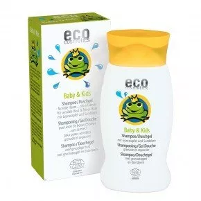 Eco Cosmetics Baby Børneshampoo og brusegel i ét BIO (200 ml)