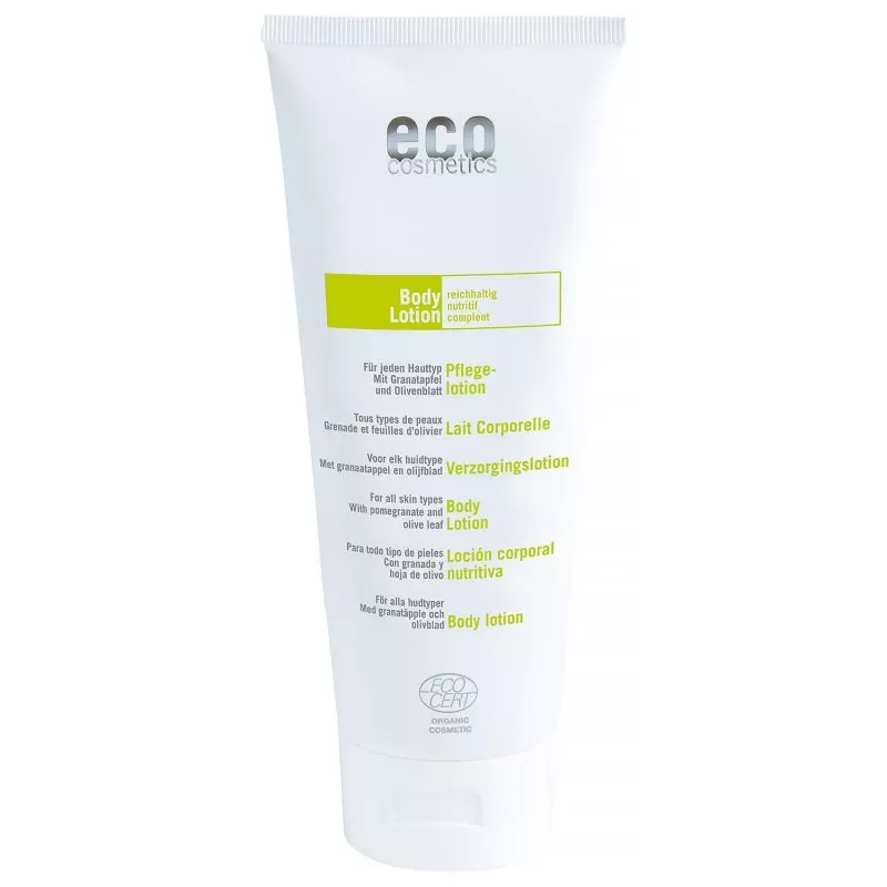 Eco Cosmetics Regenererende bodylotion BIO (200 ml) - med olivenolie og granatæble