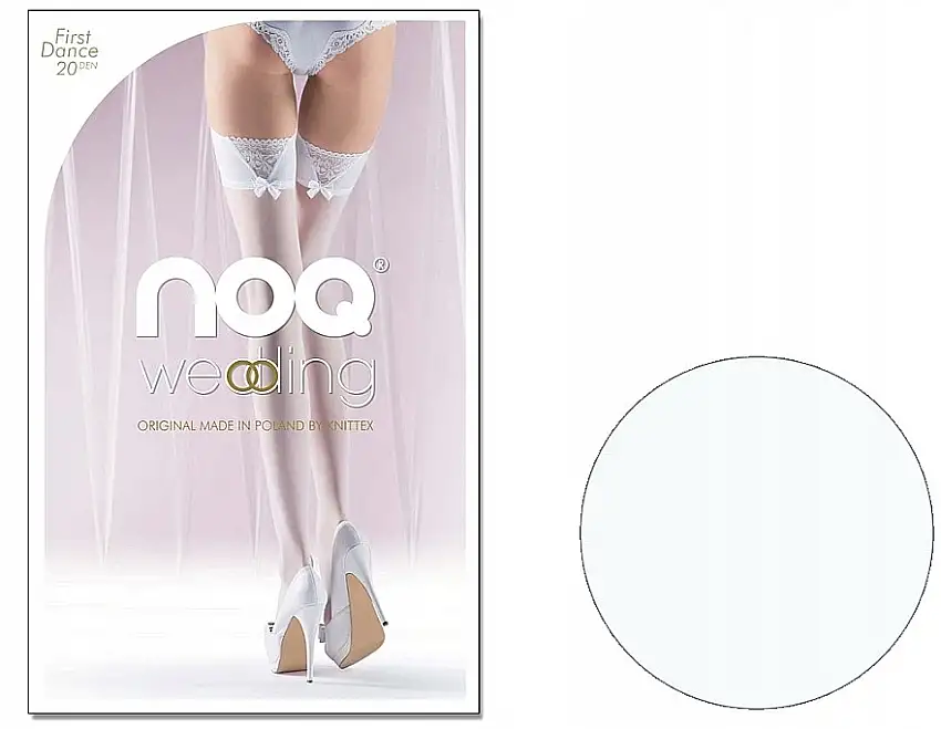 Women's First Dance Strømper, 20 Den, bianco 78156792