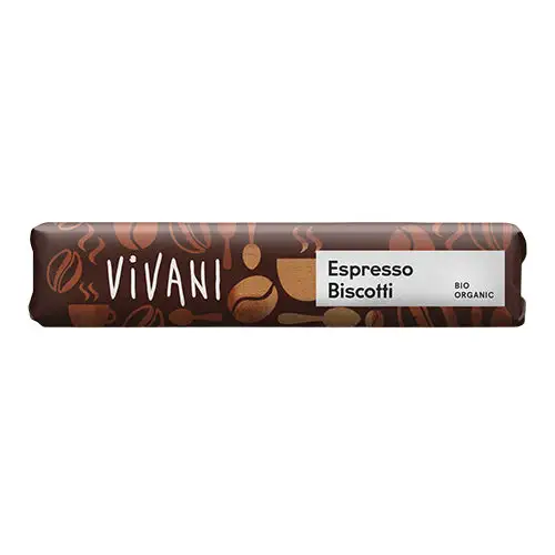 Espresso Biscotti Bar Økologisk | 40 gr