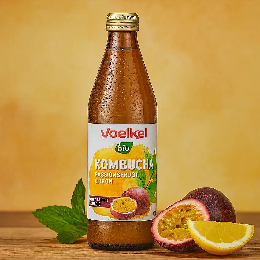 Voelkel - Kombucha Passionsfrugt og citron- 330 ml