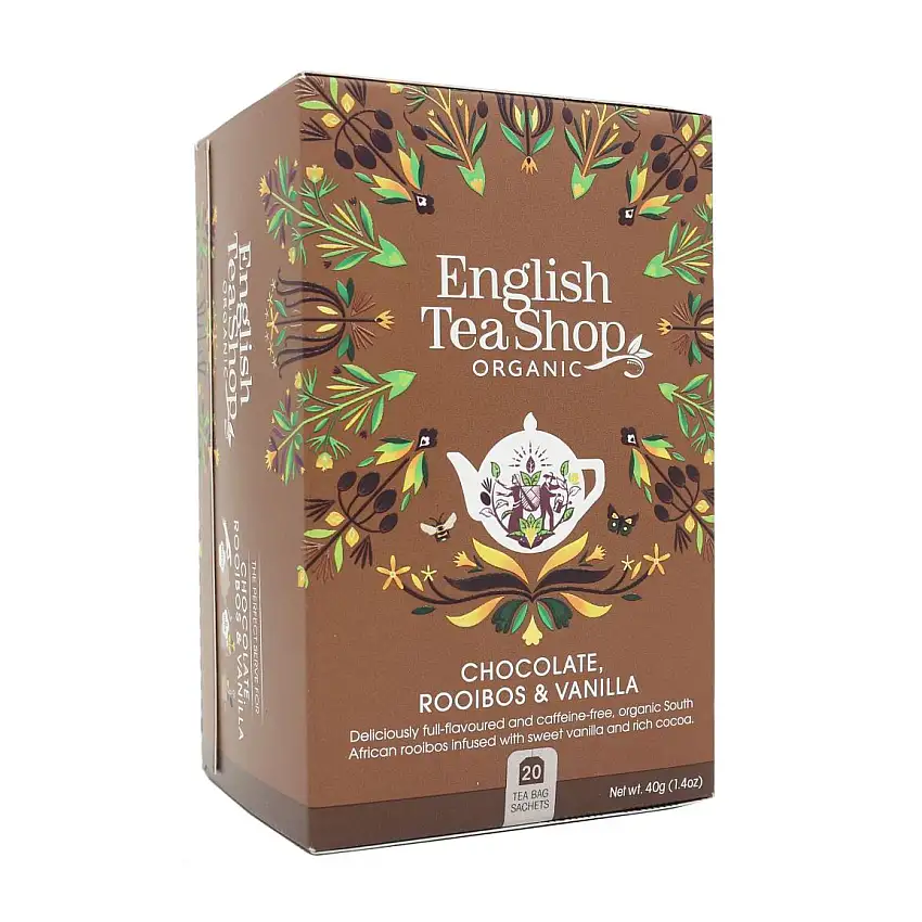 English Tea Shop Chocolate, Rooibos & Vanilla Ø - 20 breve