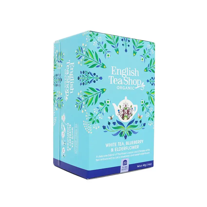 English Tea Shop White Tea, Blueberry & Elderflower - 20 breve