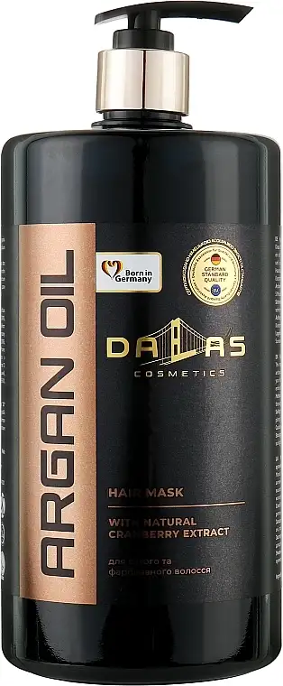 Naturligt tranebærekstrakt og arganolie hårmaske 76441494