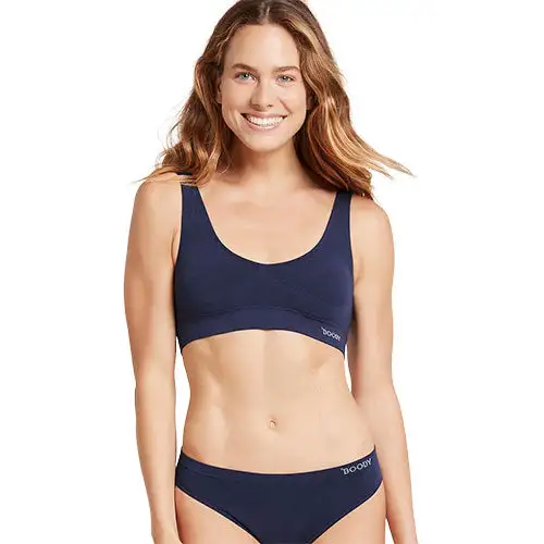 Padded Shaper Crop Bra Navy | Str. Xl