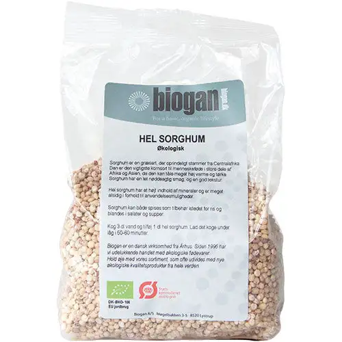 Økologisk Hel Sorghum | 500 gr