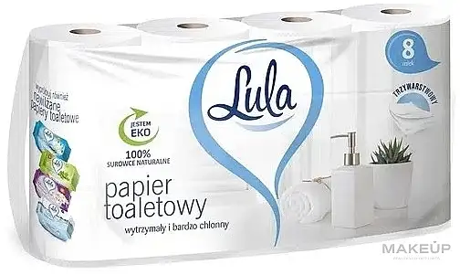 Toiletpapir, 3 lag, 8 ruller 75703976