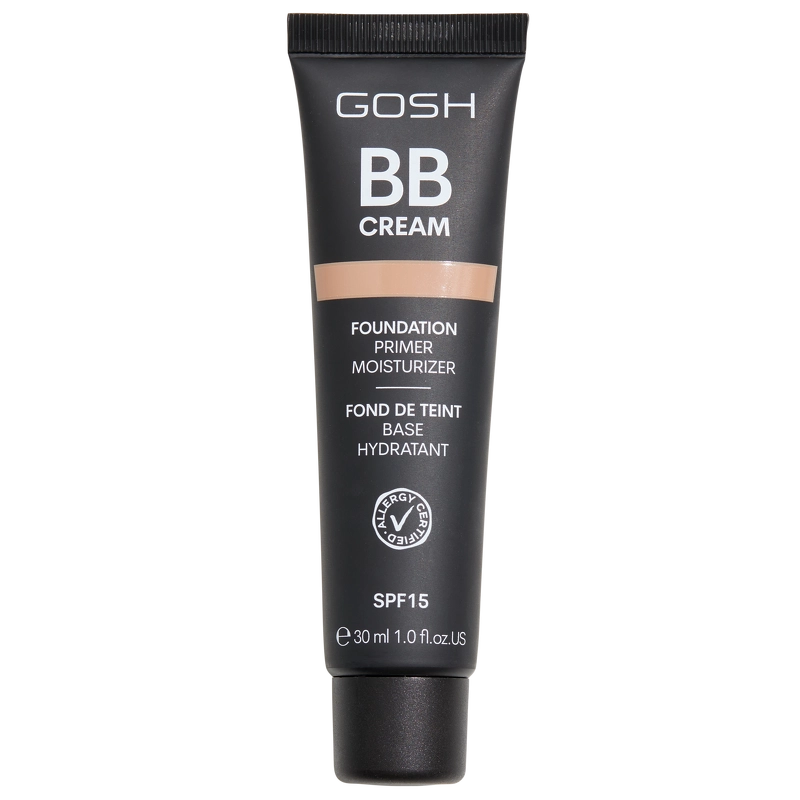 GOSH BB Cream Foundation Primer Moisturizer SPF 15 30 ml - 03 Warm Beige