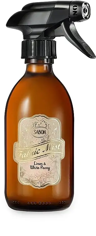 Tekstilfrisker 'Linned og hvid pæon' 79727372