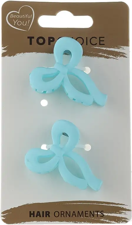 Hårklemmer, 21220+1, 2 stk., blå 15940309