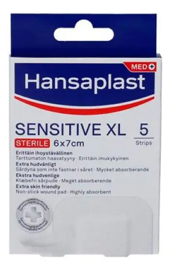 Hansaplast Sensitive XL - 5 stk.