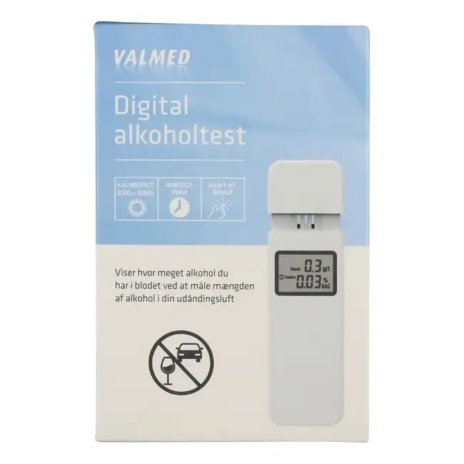 Hjemmetest - Valmed Digital Alkoholtest