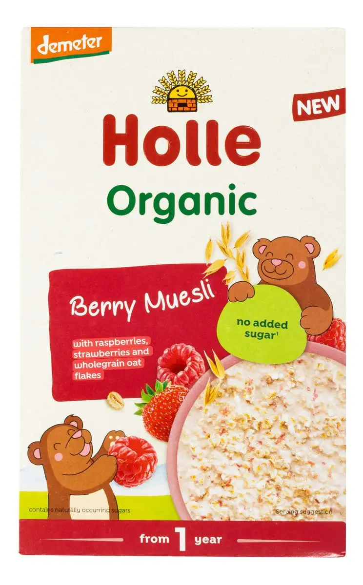 Holle Berry Musli, fuldkorn med bær Ø - 200 g.