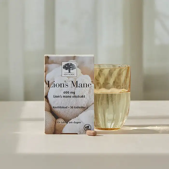 New Nordic - Lion's Mane 600 mq - Lions Mane ekstrakt - 30 tabletter