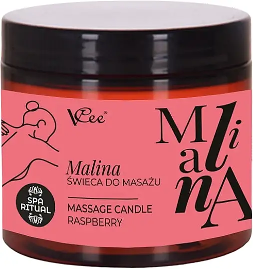 Massage stearinlys 'Hindbær' 26375722