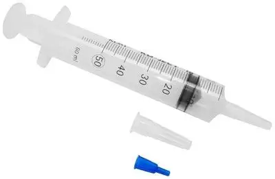 KD-ject III sprøjte lige kat 50/60ml m/løs luer grad 1ml - 30 stk.