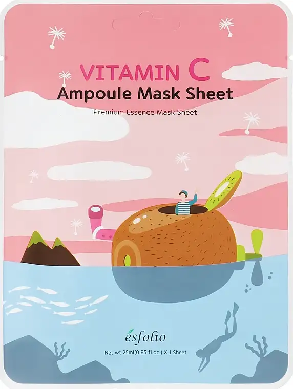 C-vitamin Lysende Sheet ansigtsmaske 38469703