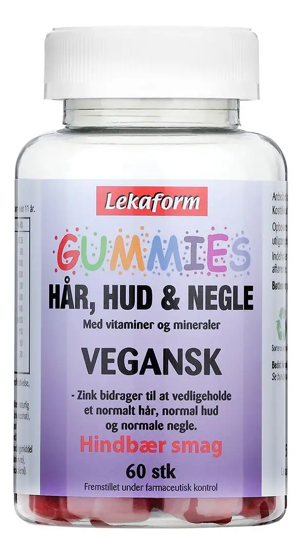 Lekaform Gummies Hår, Hud & Negle - 60 stk.